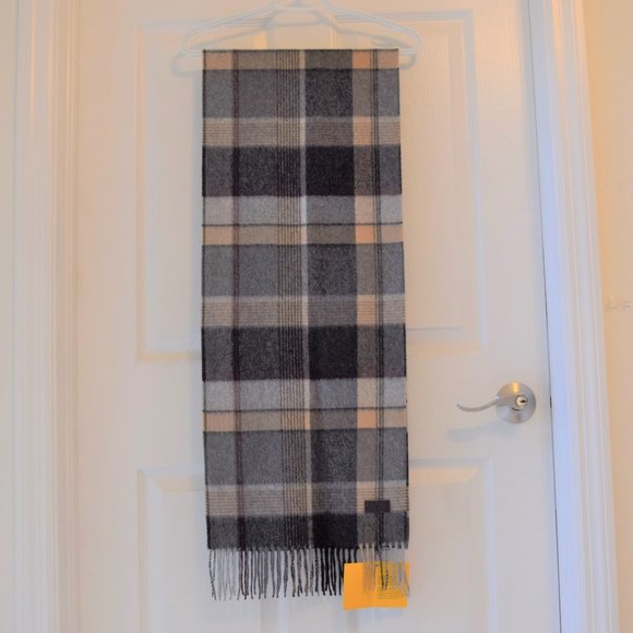 Hickey Freeman Other - Hickey Freeman Men’s Grey Cashmere Scarf